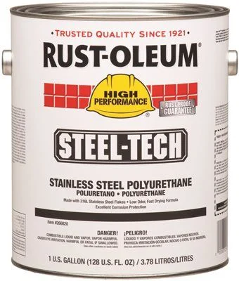 Outdoor - rated track lighting for patiosRust-Oleum Steel-Tech Polyurethane Coating Metallic Gray 1 Gallon