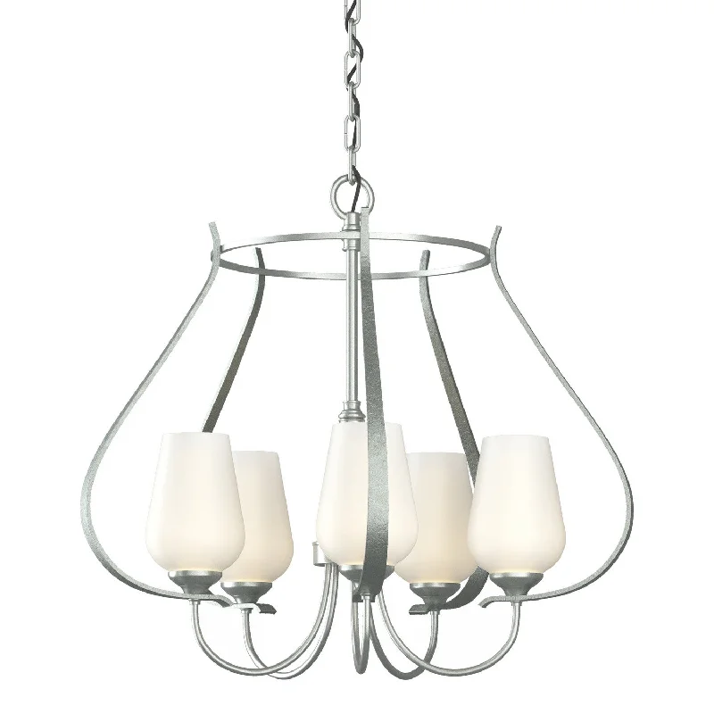 Industrial Pendant Lighting for Machine ShopsFlora Five Light Chandelier
