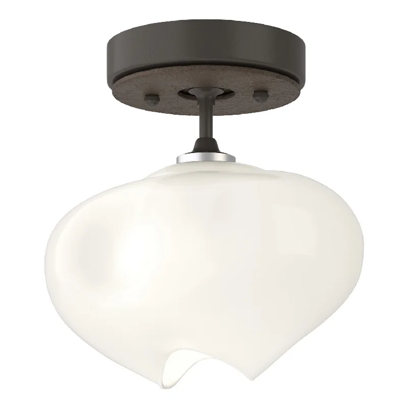 Industrial Emergency Lighting for Safety in FactoriesUme One Light Semi-Flush Mount