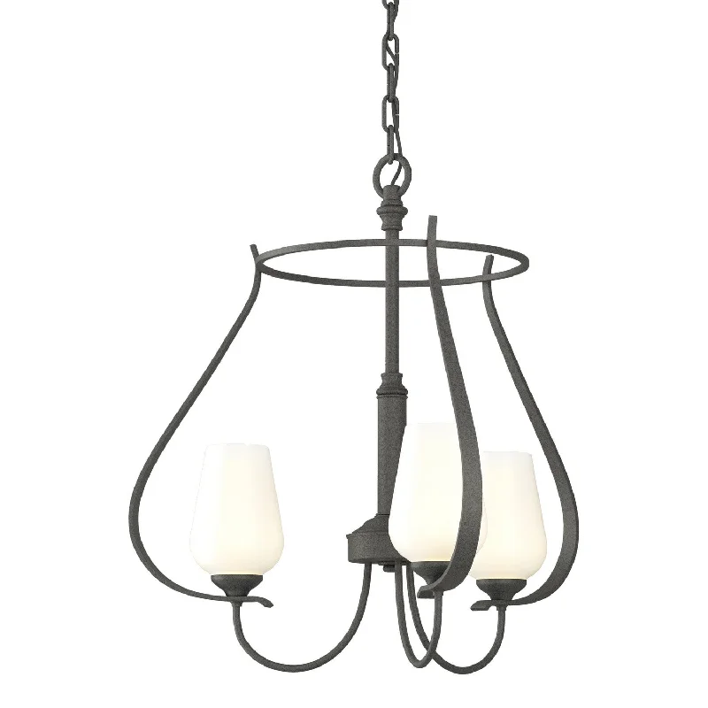Dust - Resistant Industrial Lighting for Dirty WorkspacesFlora Three Light Chandelier
