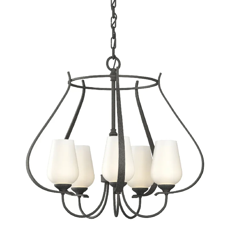 Industrial Wall - Mounted Lighting for Workshop WallsFlora Five Light Chandelier
