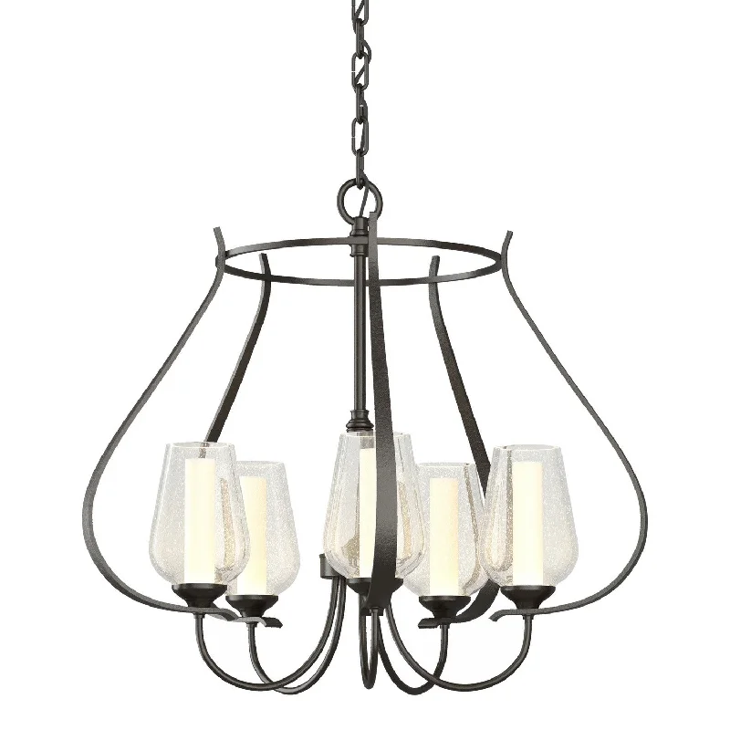 Industrial Flood Lighting for Outdoor Loading DocksFlora Five Light Chandelier