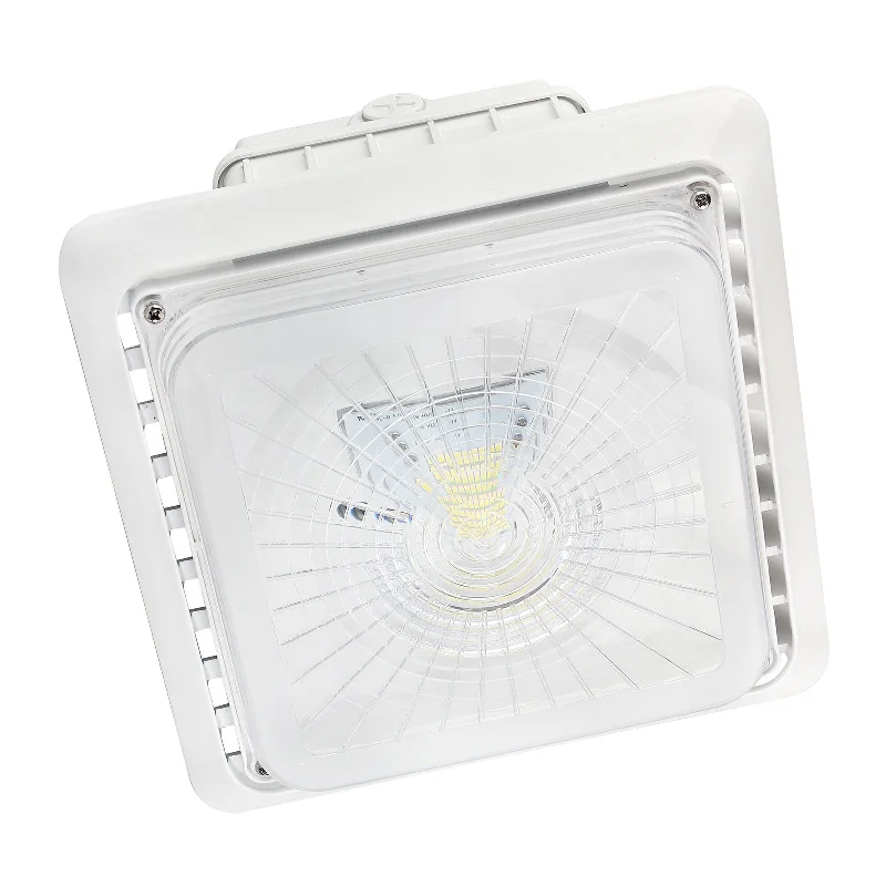 Energy - Efficient Industrial Lighting for Cost - Savings55W LED Parking Garage Canopy Light-175W Metal Halide Equivalent-5000K-DLC UL Listed