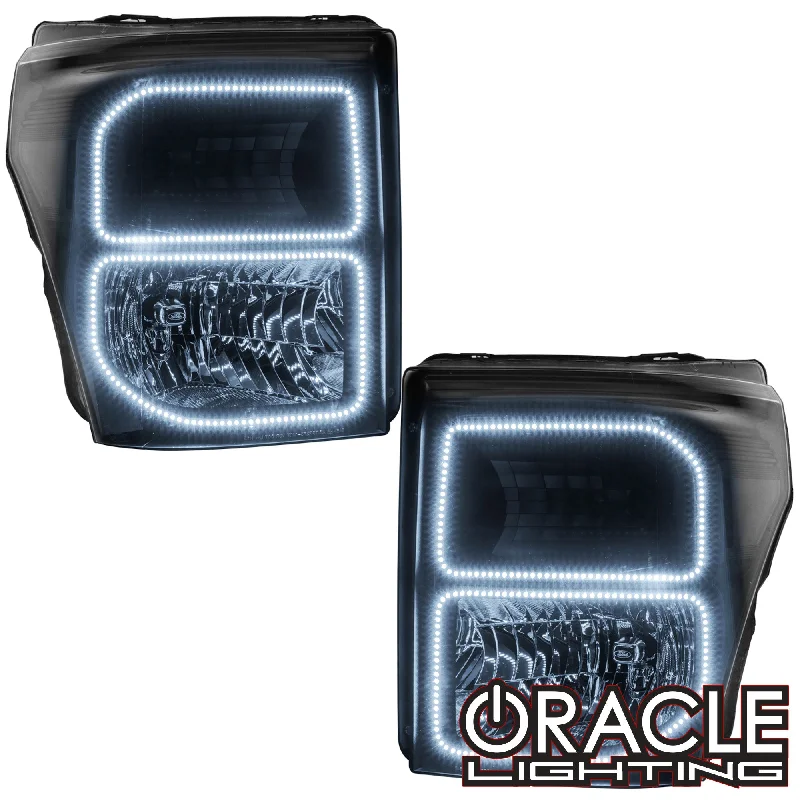 Track lighting with a long - lasting lifespanORACLE Lighting 2011-2016 Ford F-250/F-350 Super Duty Pre-Assembled Headlights - Black