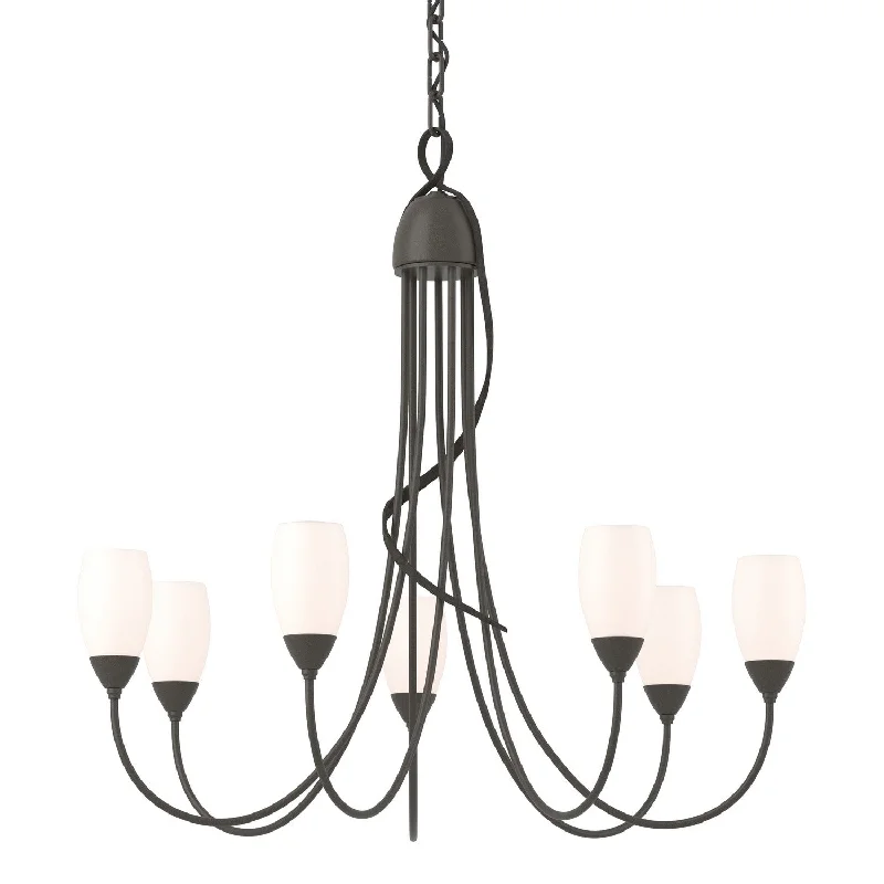 Industrial Lighting for Woodworking FactoriesFlora Seven Light Chandelier