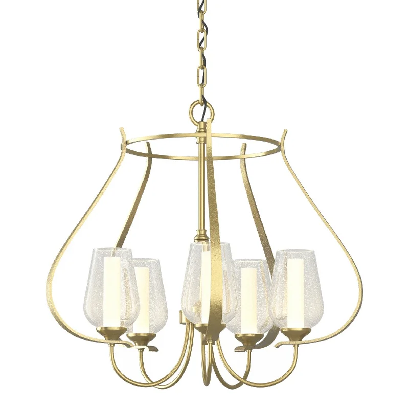 Industrial Exit Sign Lighting for Quick EvacuationFlora Five Light Chandelier