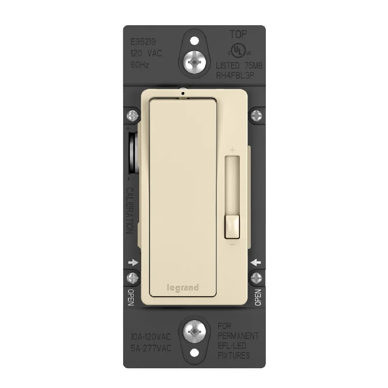 Industrial Ceiling - Mounted Lighting for Assembly Plantsradiant 0-10V Dimmer Switch, LED|Fluorescent, 120V-277V, Light Almond