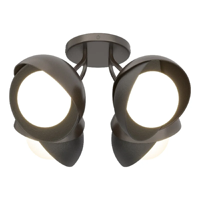 Energy - Efficient Industrial Lighting for Cost - SavingsBrooklyn Four Light Semi-Flush Mount