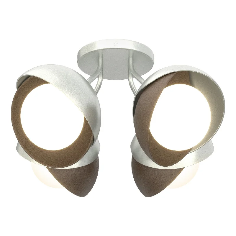 Corrosion - Resistant Industrial Lighting for Coastal FactoriesBrooklyn Four Light Semi-Flush Mount