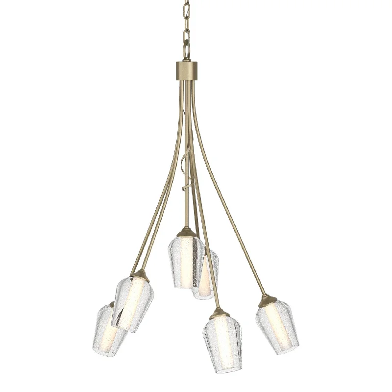 Industrial Lighting for Food Processing FactoriesFlora Six Light Chandelier