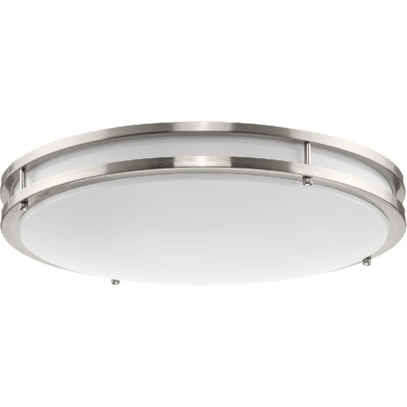 Track lighting with integrated LED driversAbide LED 17.7" Large Flush Mount