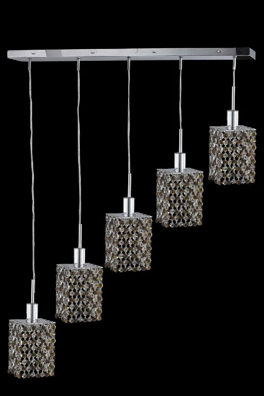 Chandeliers with Multiple Lights for Maximum IlluminationChandeliers with Multiple Lights for Maximum IlluminationZC121-1385D-O-S-RO/RC By Regency Lighting Mini Collection 5 Light Chandeliers Chrome Finish