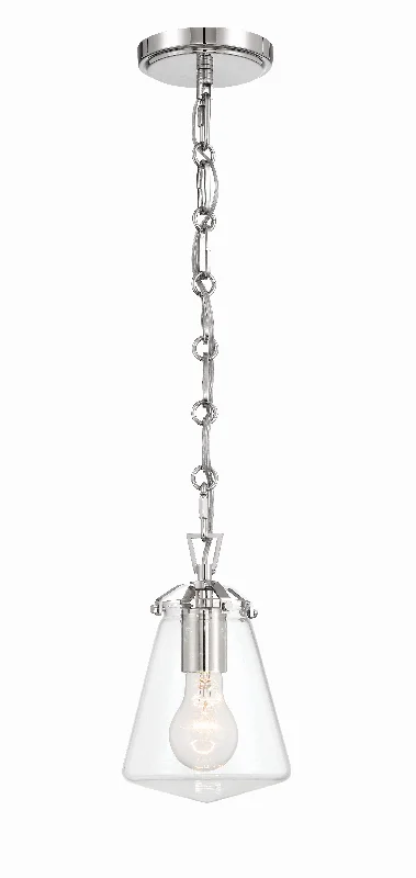 Large Chandeliers for Grand Halls and FoyersLarge Chandeliers for Grand Halls and FoyersVoss 1 Light Polished Nickel Mini Pendant - C193-VSS-7002-PN