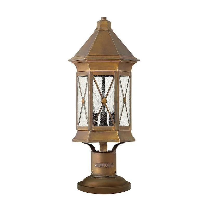 Bohemian Inspired Floor Lamp for Eclectic Home DecorBohemian Inspired Floor Lamp for Eclectic Home DecorHinkley Brighton Sienna Outdoor Pedestal Lantern