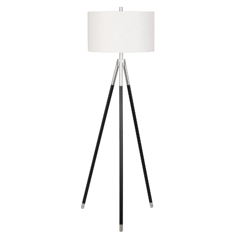 Metal Floor Lamp with a Matte Black Finish for a Sleek LookMetal Floor Lamp with a Matte Black Finish for a Sleek LookIron Tripod Floor Lamp