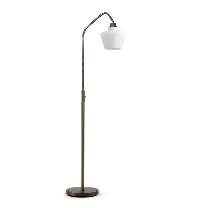 Dark Bronze/White Glass