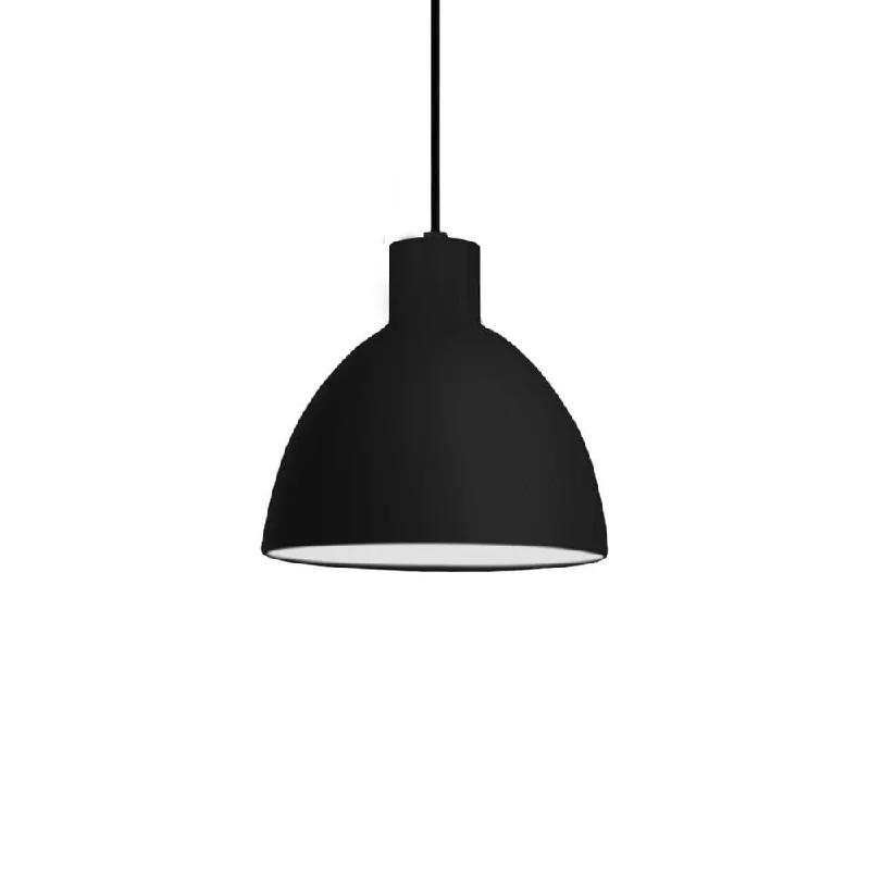 Tropical - Themed Ceiling Lights with Palm - Leaf Shapes and Rattan WrapsTropical - Themed Ceiling Lights with Palm - Leaf Shapes and Rattan WrapsChroma 6-in Black LED Pendant